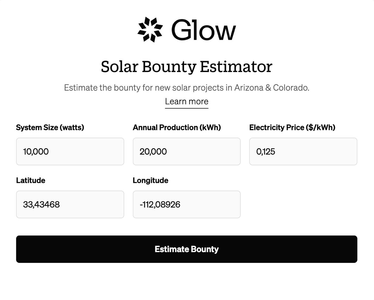 Bounty Calculator screenshot